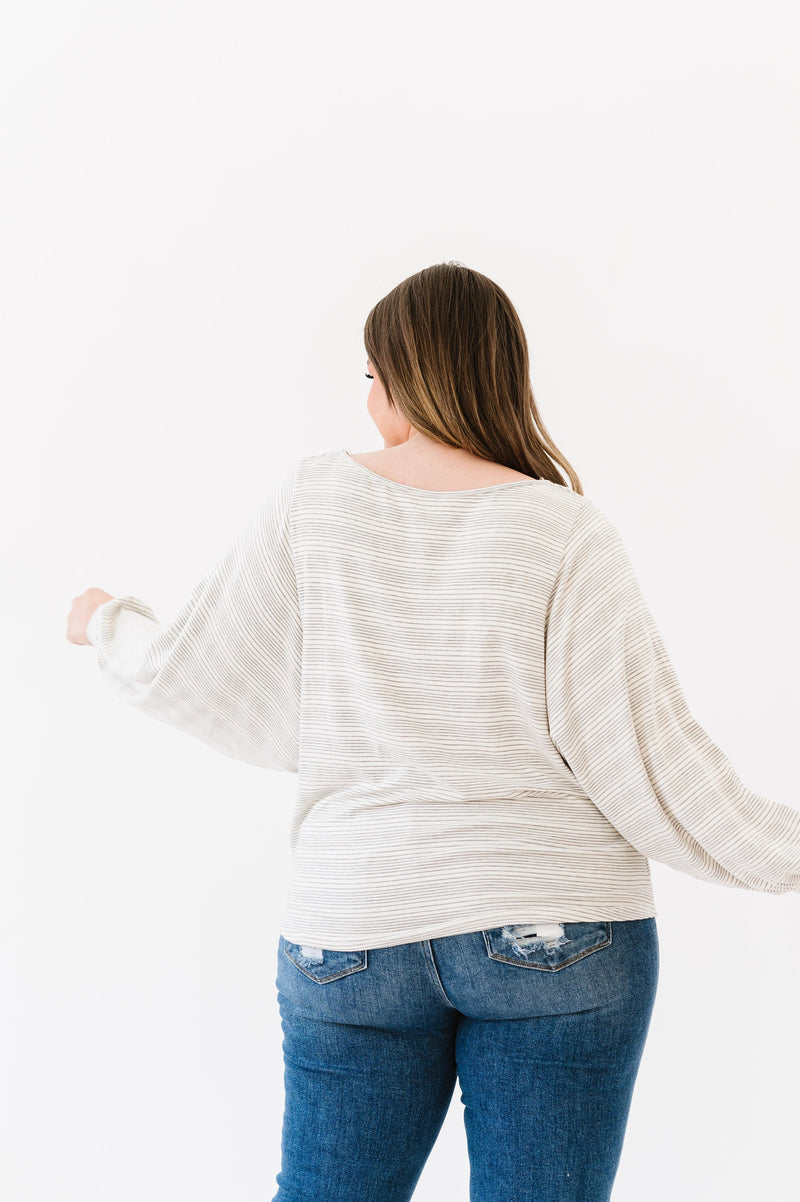 DOORBUSTER- This Is The Move Striped Top