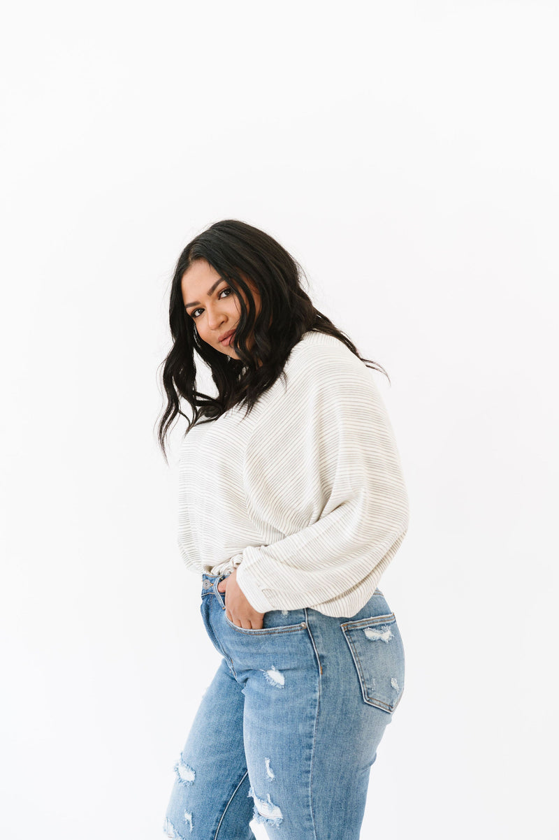 DOORBUSTER- This Is The Move Striped Top