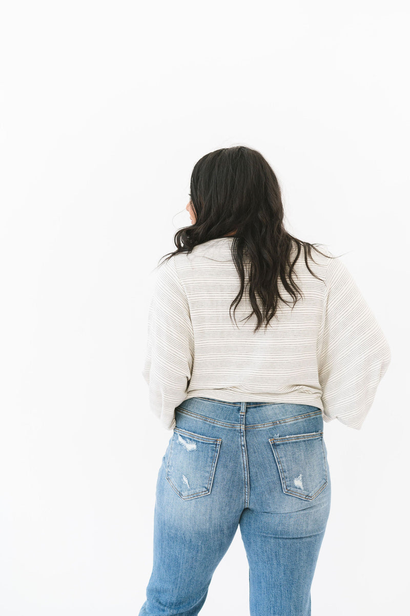 DOORBUSTER- This Is The Move Striped Top