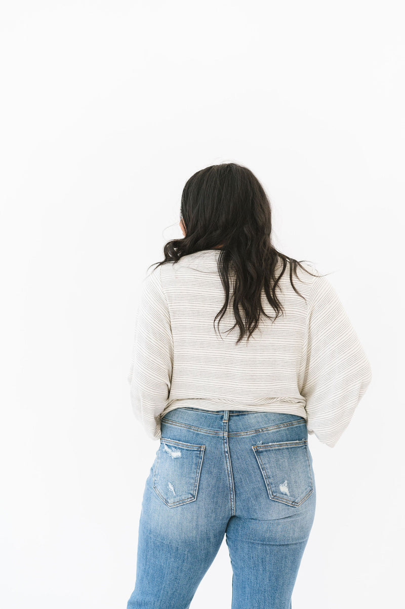 DOORBUSTER- This Is The Move Striped Top