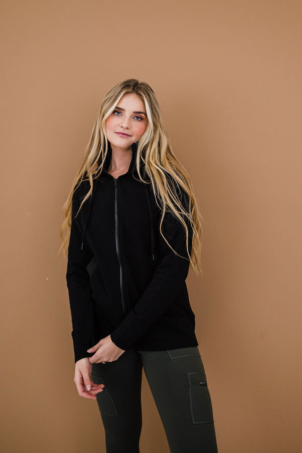 Active Longline Jacket with Thumb Holes