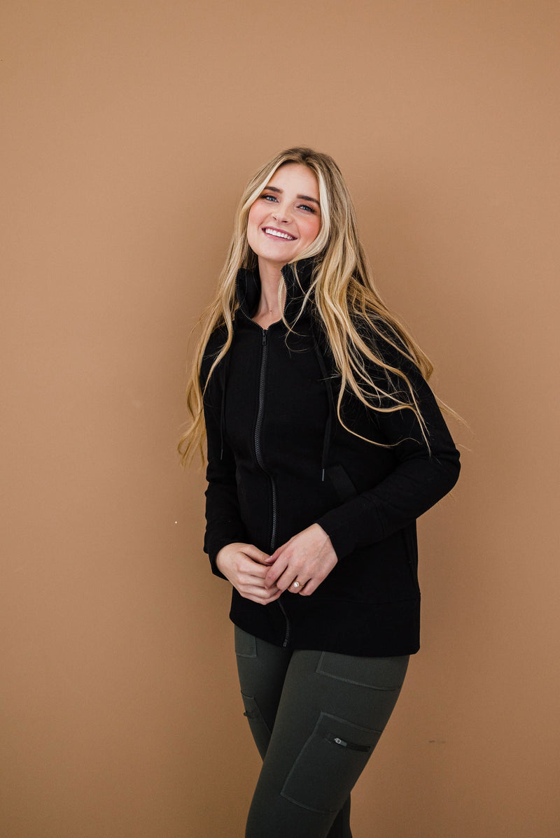 Active Longline Jacket with Thumb Holes