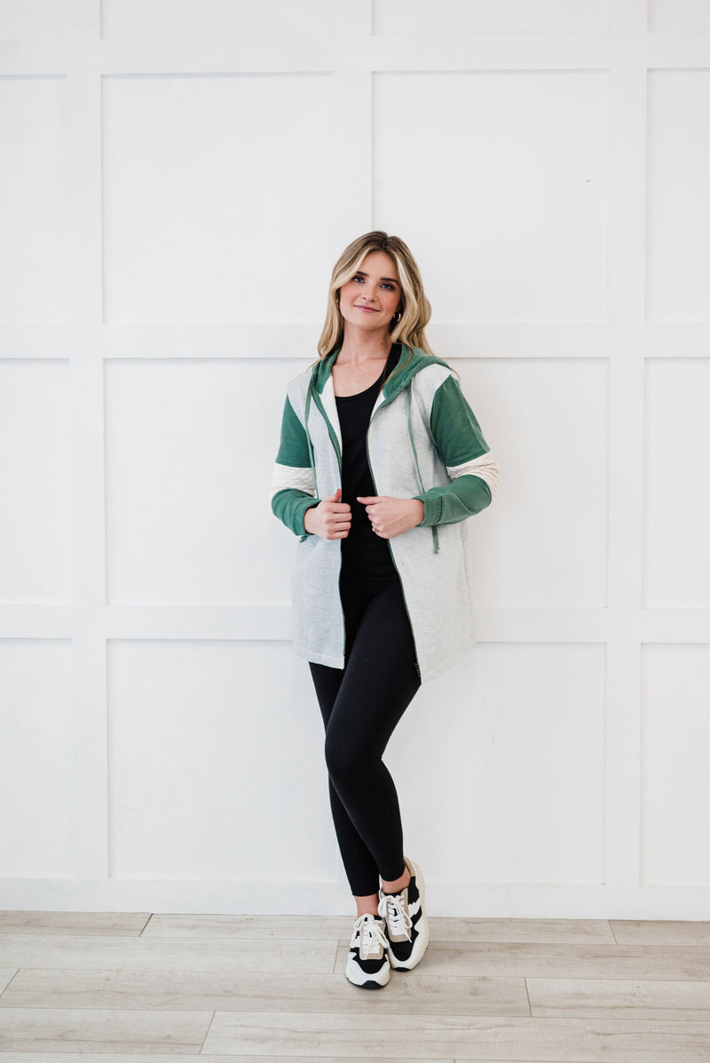 Life's Journey Color Block Hoodie