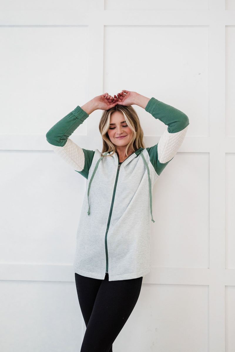 Life's Journey Color Block Hoodie