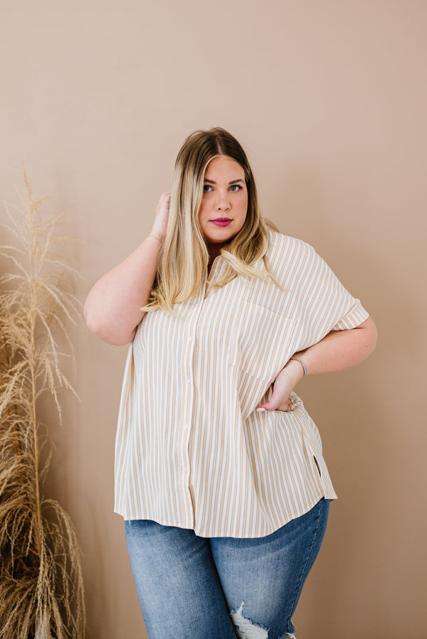 Close To My Heart Striped Top