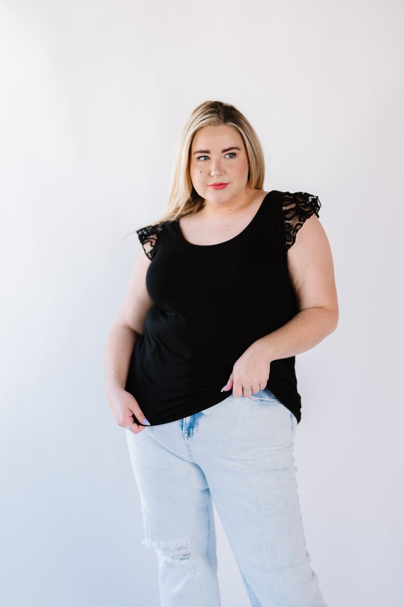 Mila Lace Sleeve Top