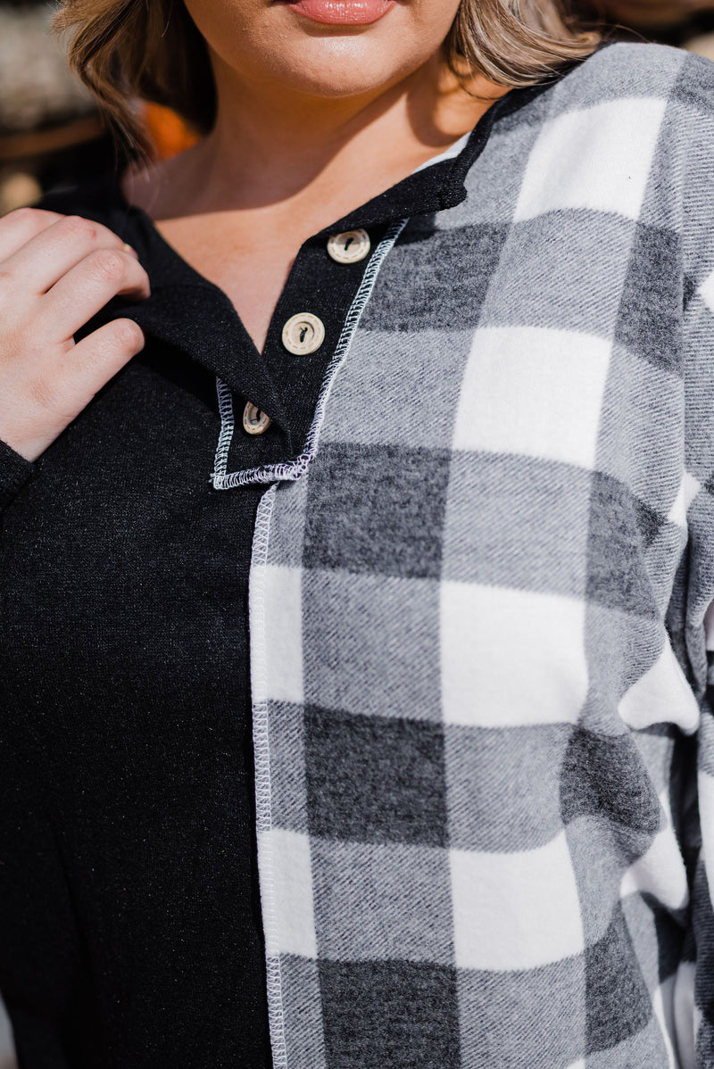 Get Their Attention Color Block Top