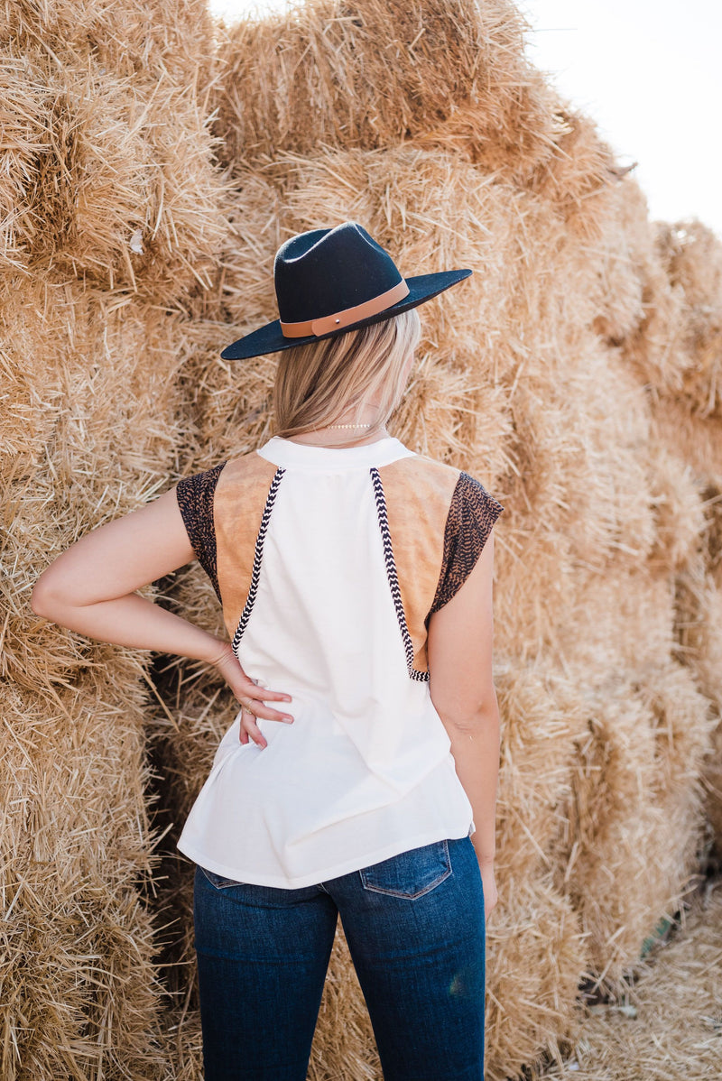 Harvest Wishes Contrast Top