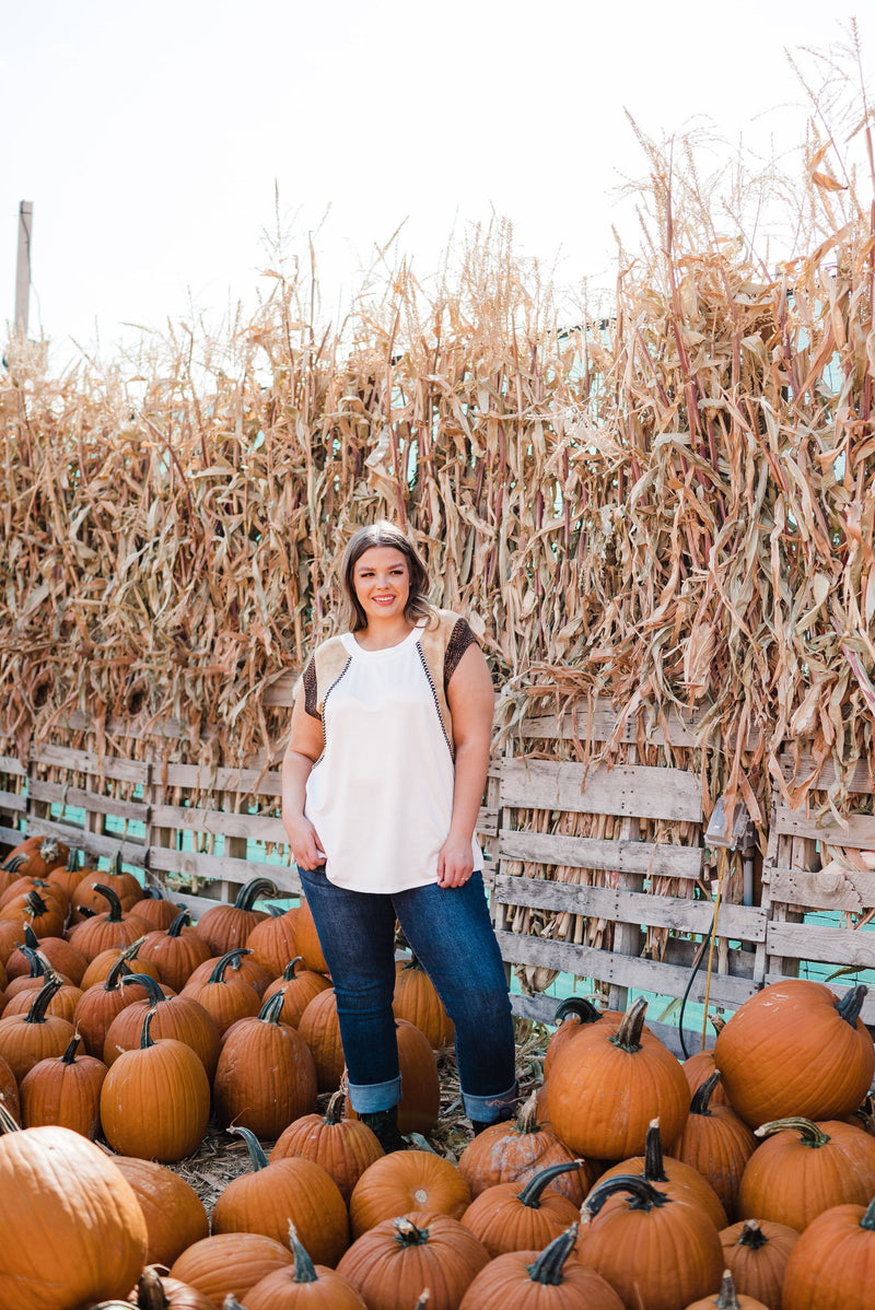 Harvest Wishes Contrast Top