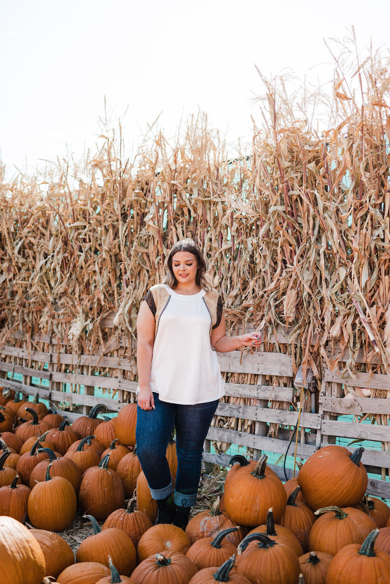 Harvest Wishes Contrast Top