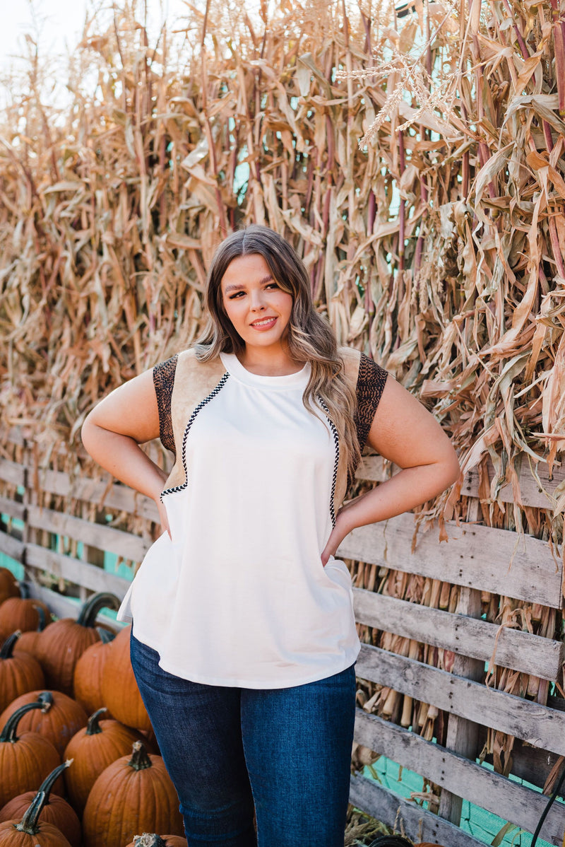 Harvest Wishes Contrast Top