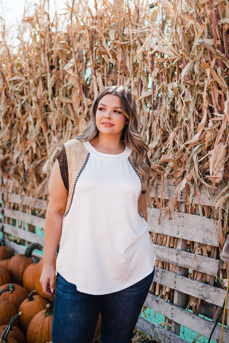 Harvest Wishes Contrast Top
