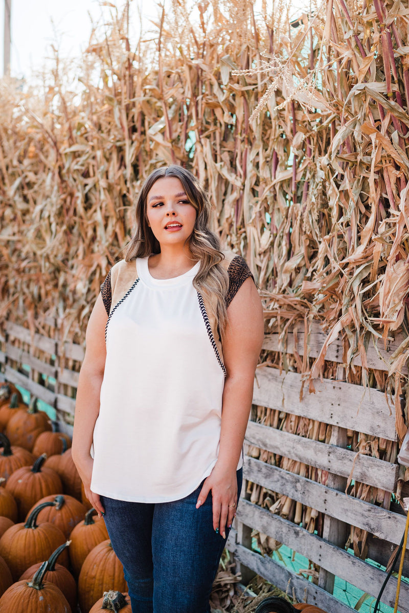 Harvest Wishes Contrast Top