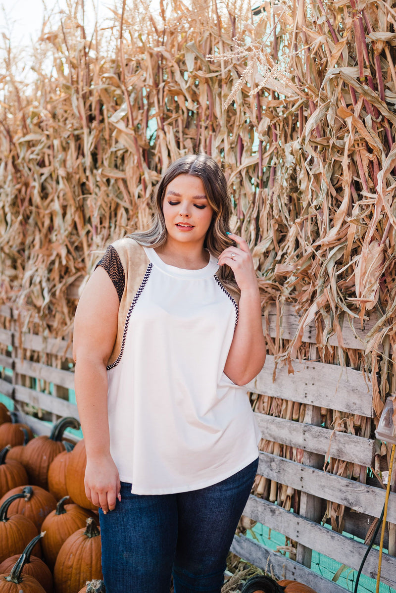 Harvest Wishes Contrast Top