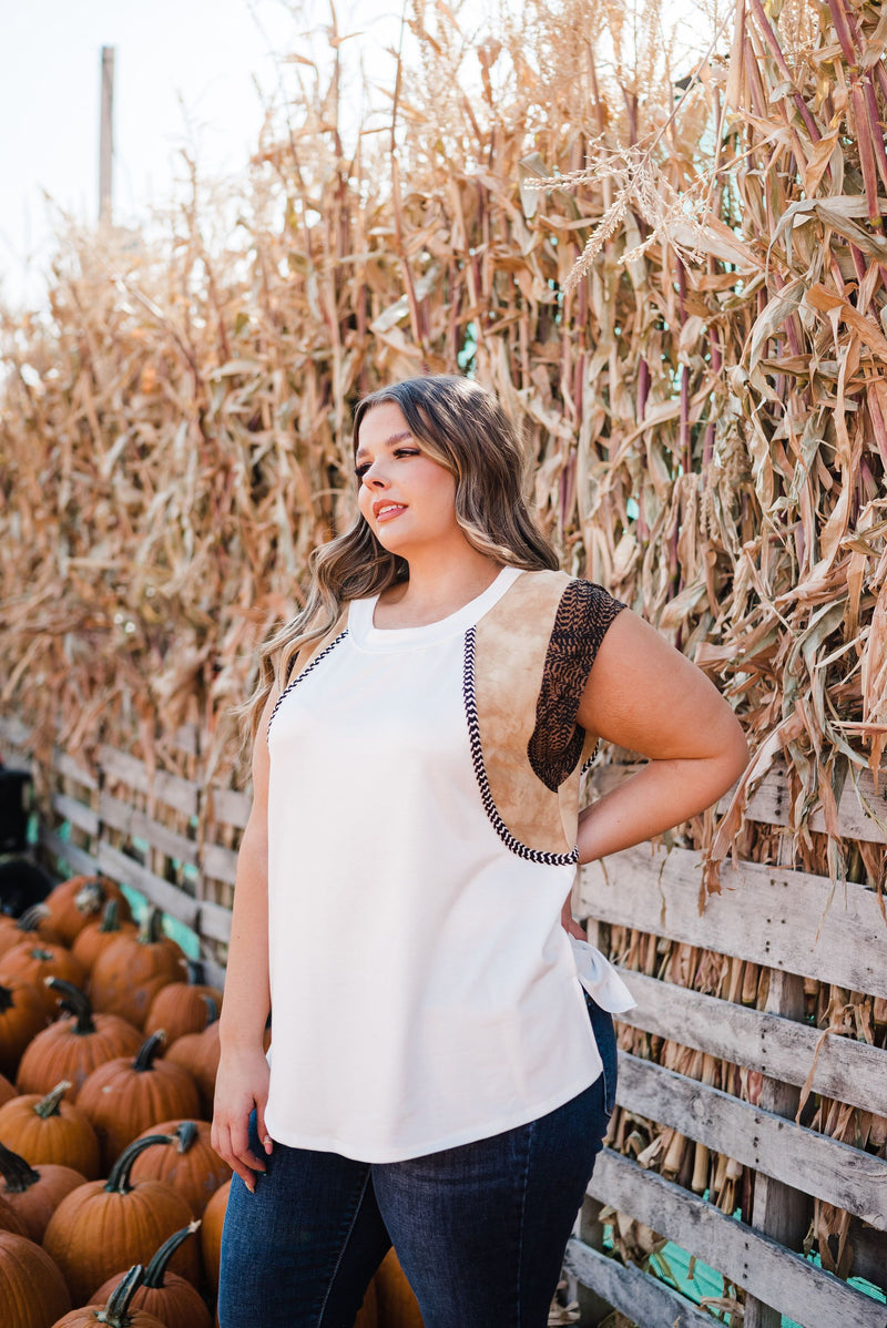 Harvest Wishes Contrast Top