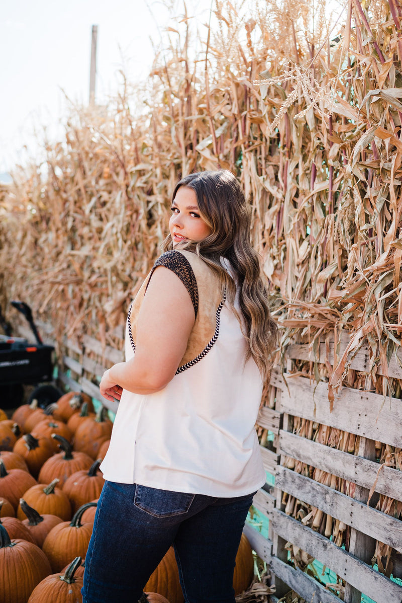 Harvest Wishes Contrast Top