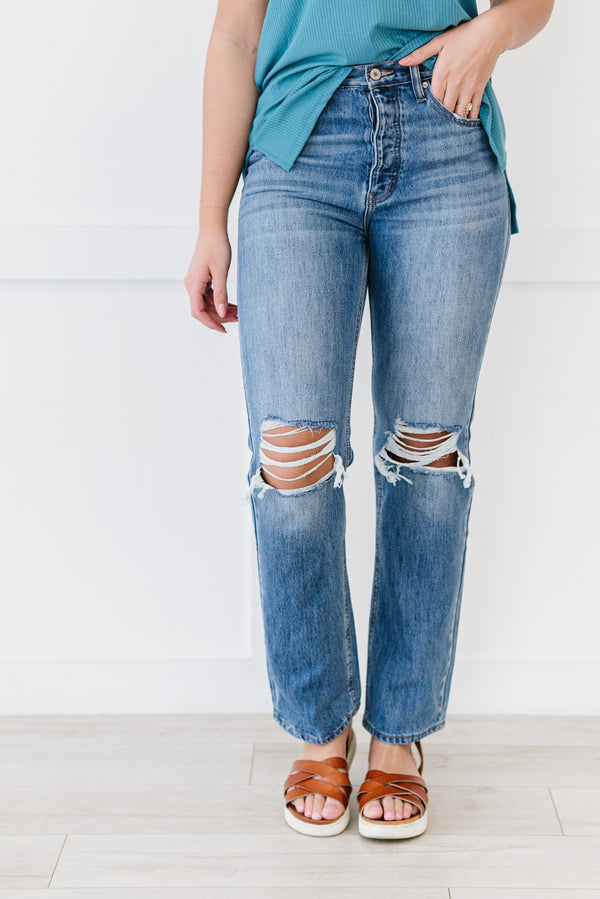 One Step Ahead Distressed Jeans