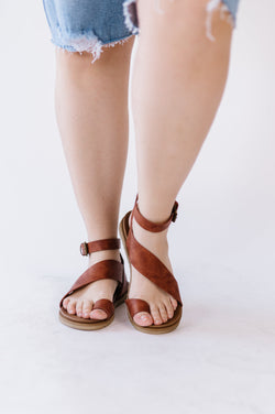 Steffy Sandals By Very G - Rust