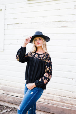 Carefree Feeling Embroidered Blouse