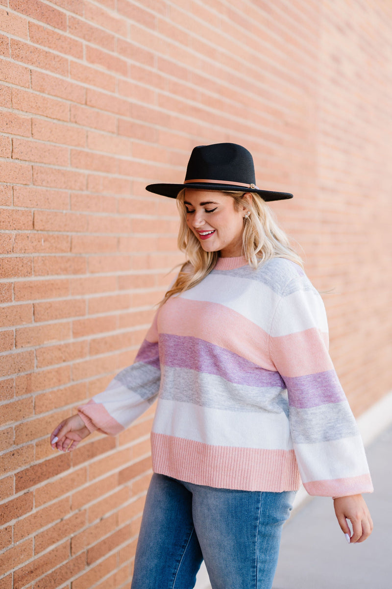 Let Me Love You Color Block Sweater