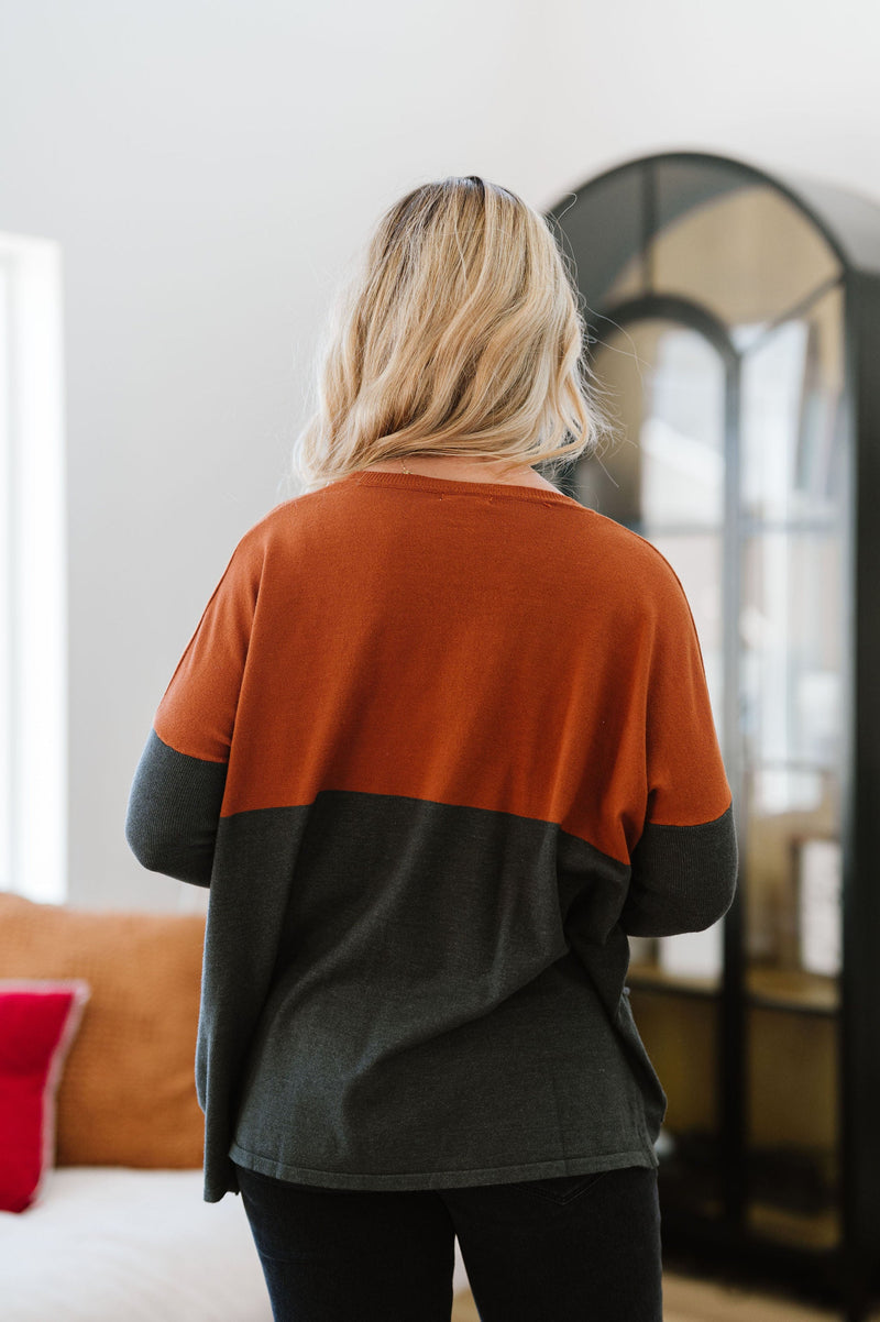 Staying Cozy Double Pocket Sweater