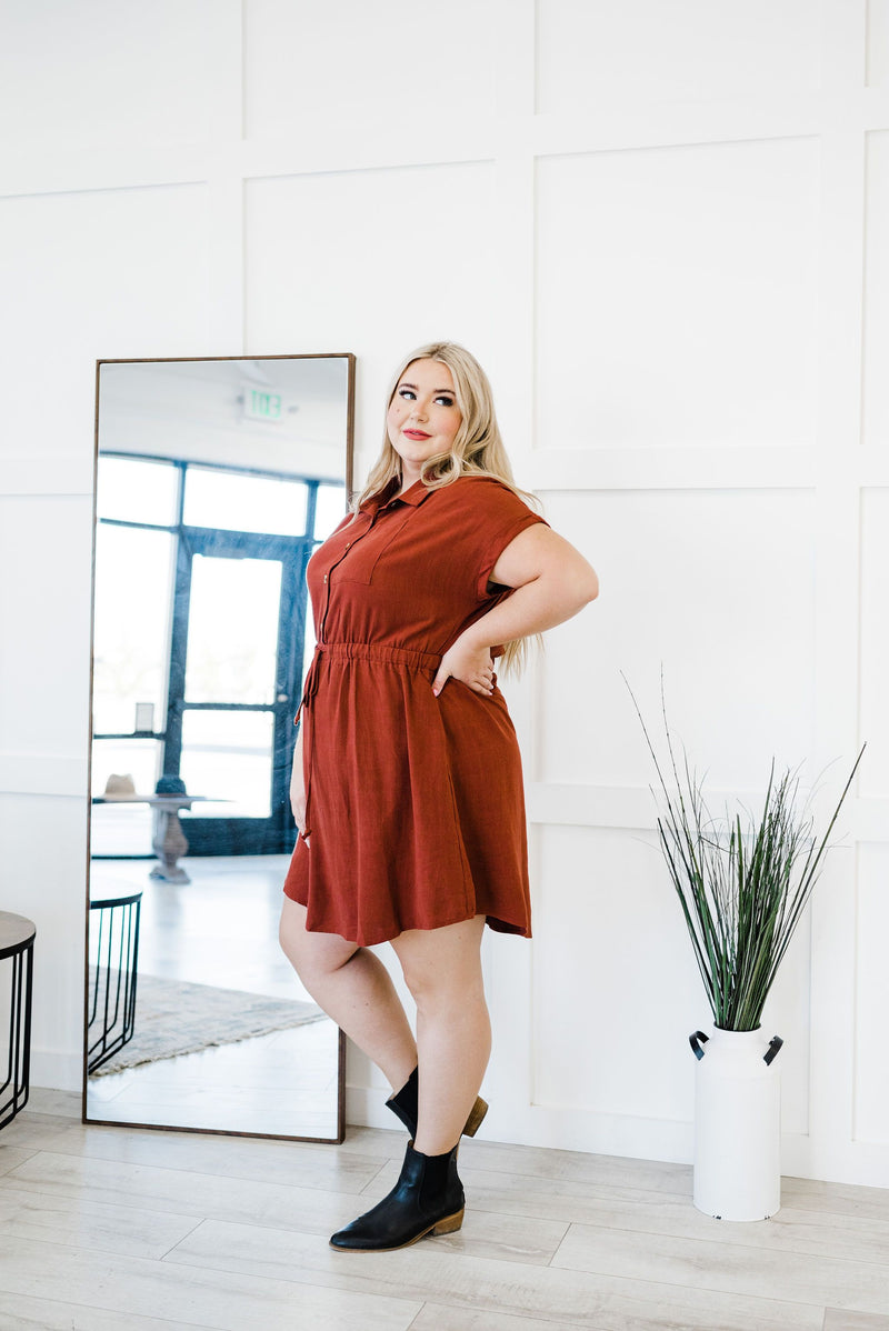 Need Some Love Oversized Shirt Dress- Plus