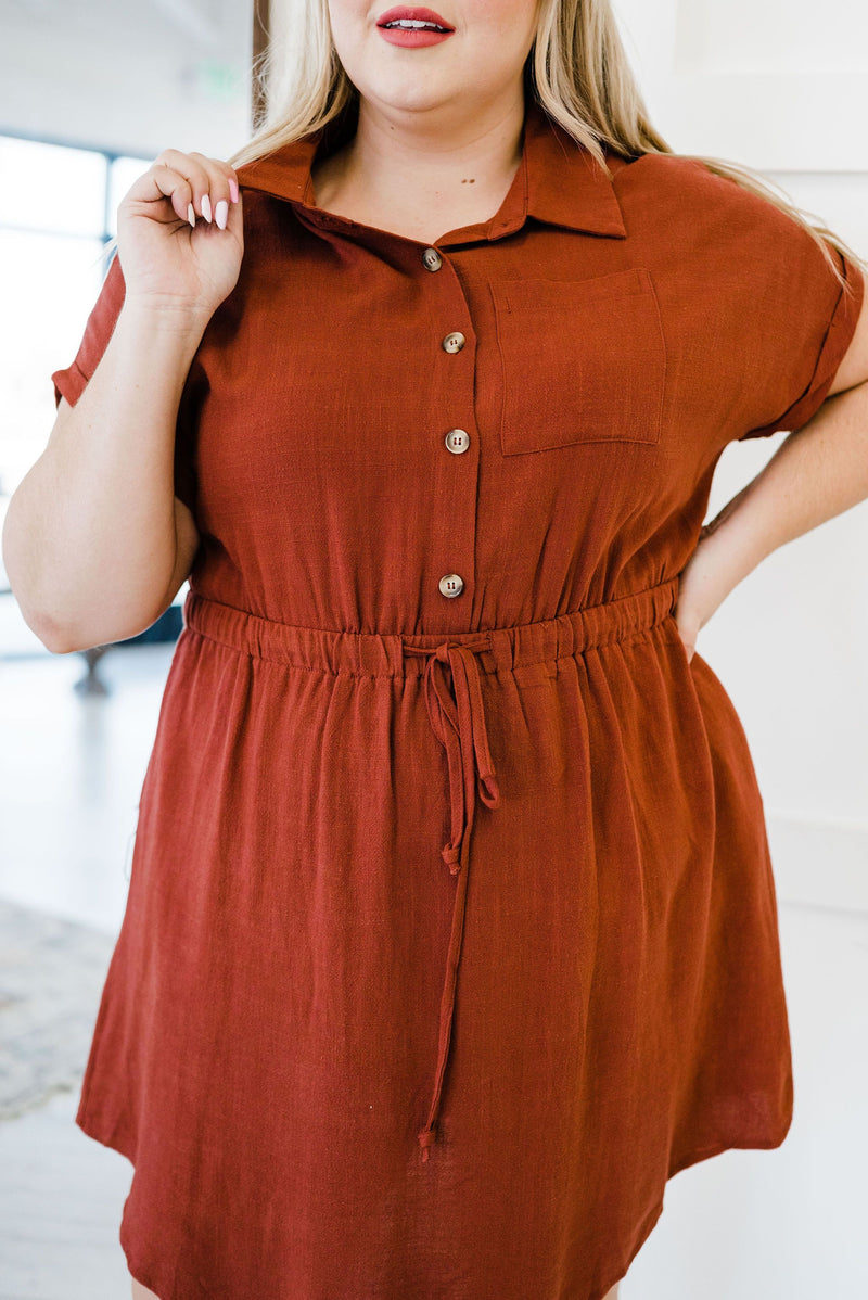 Need Some Love Oversized Shirt Dress- Plus