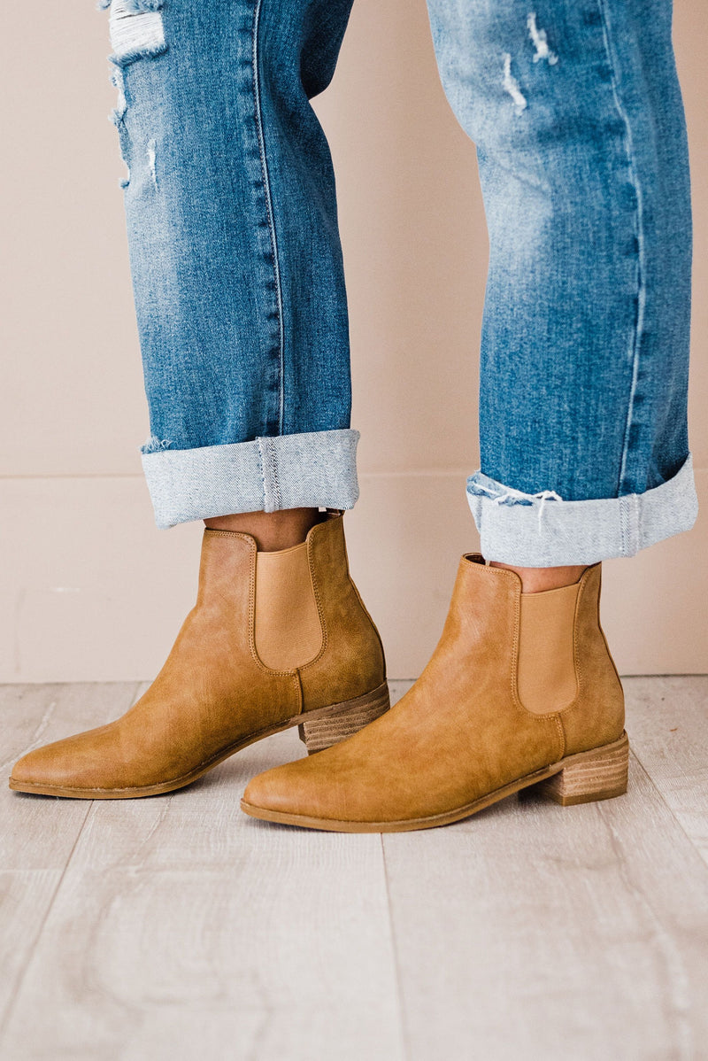Everyday Bootie- Camel