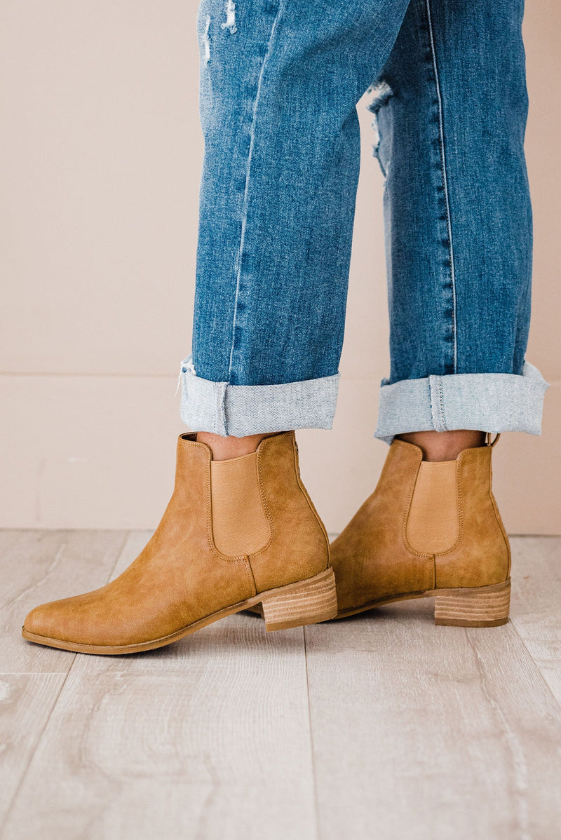 Everyday Bootie- Camel