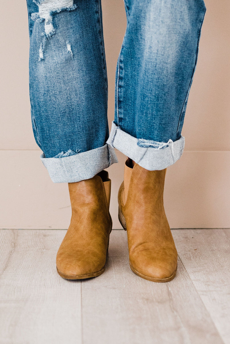 Everyday Bootie- Camel