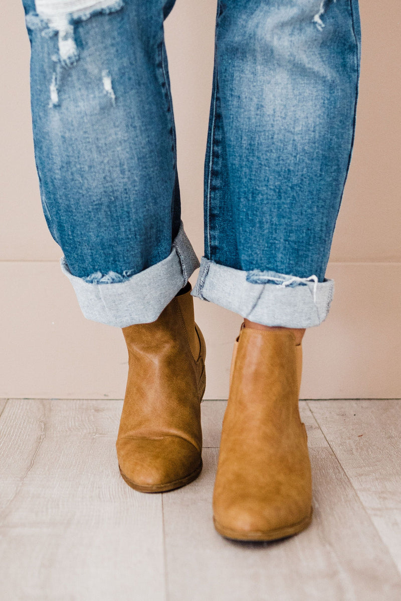 Everyday Bootie- Camel