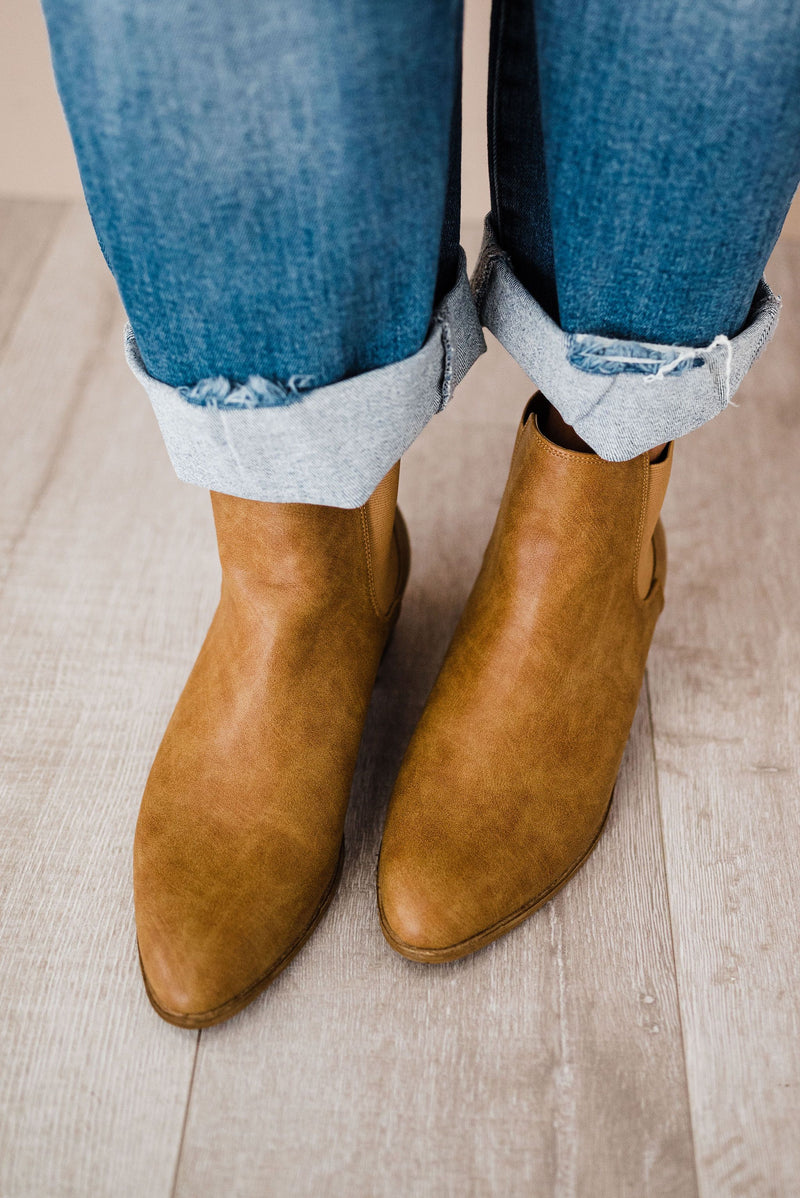 Everyday Bootie- Camel