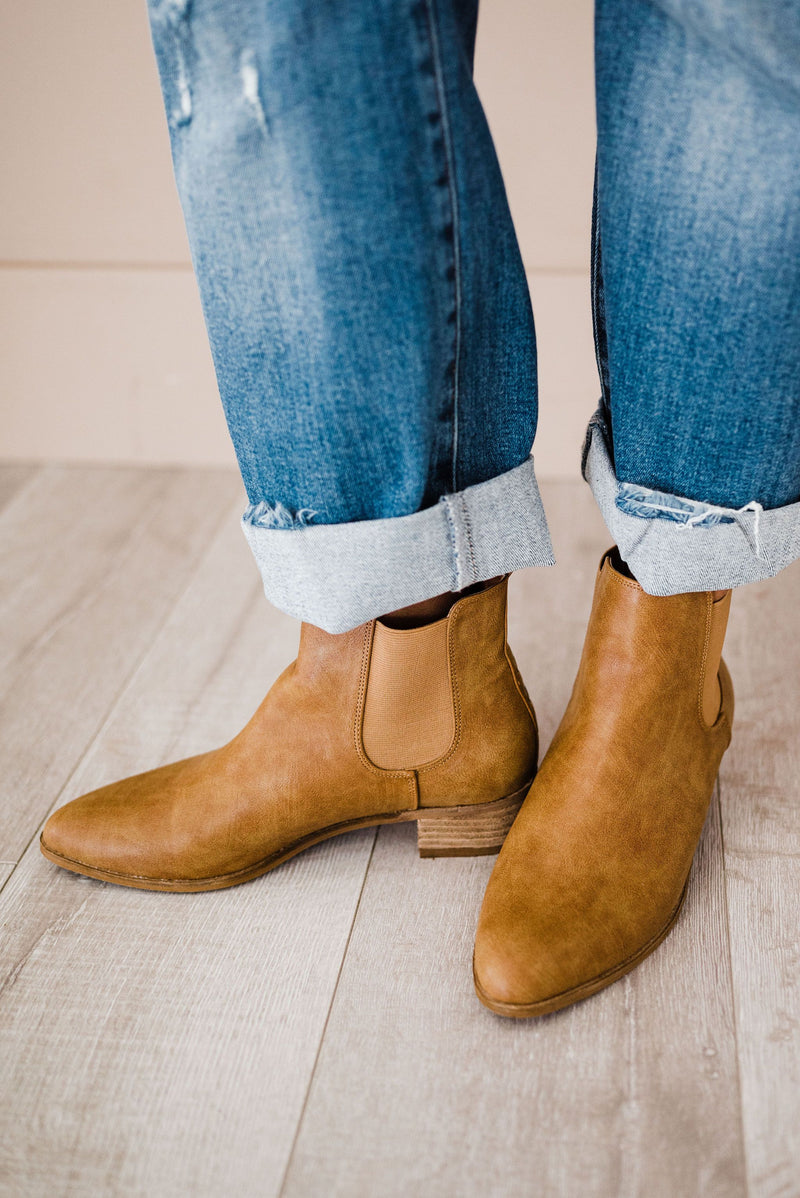 Everyday Bootie- Camel