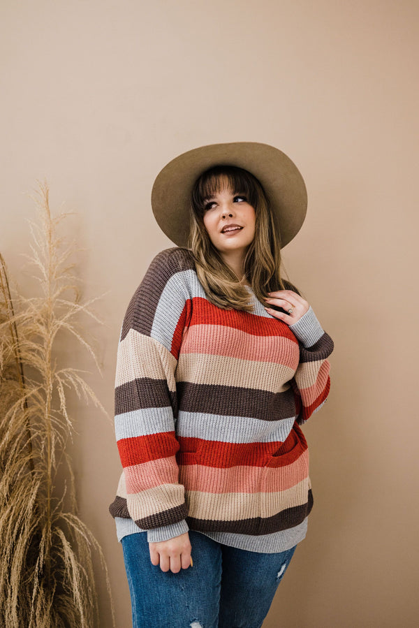Lazy Days Striped Sweater