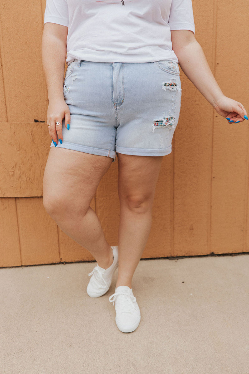 Raise The Stakes Patched Shorts