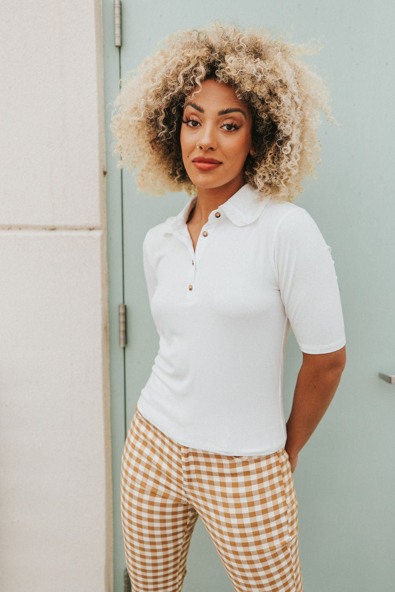 Sweet Intentions Button Up Top