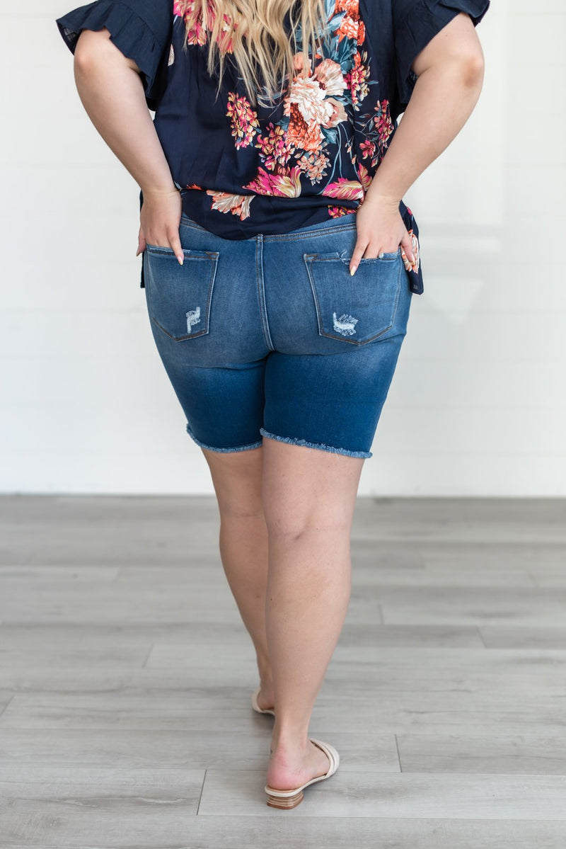 Up For Anything Denim Shorts