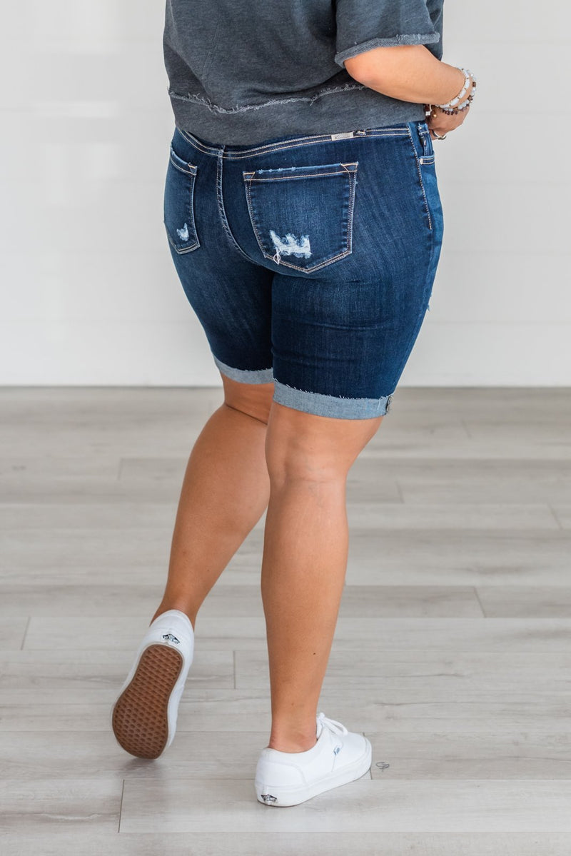 Up For Anything Denim Shorts