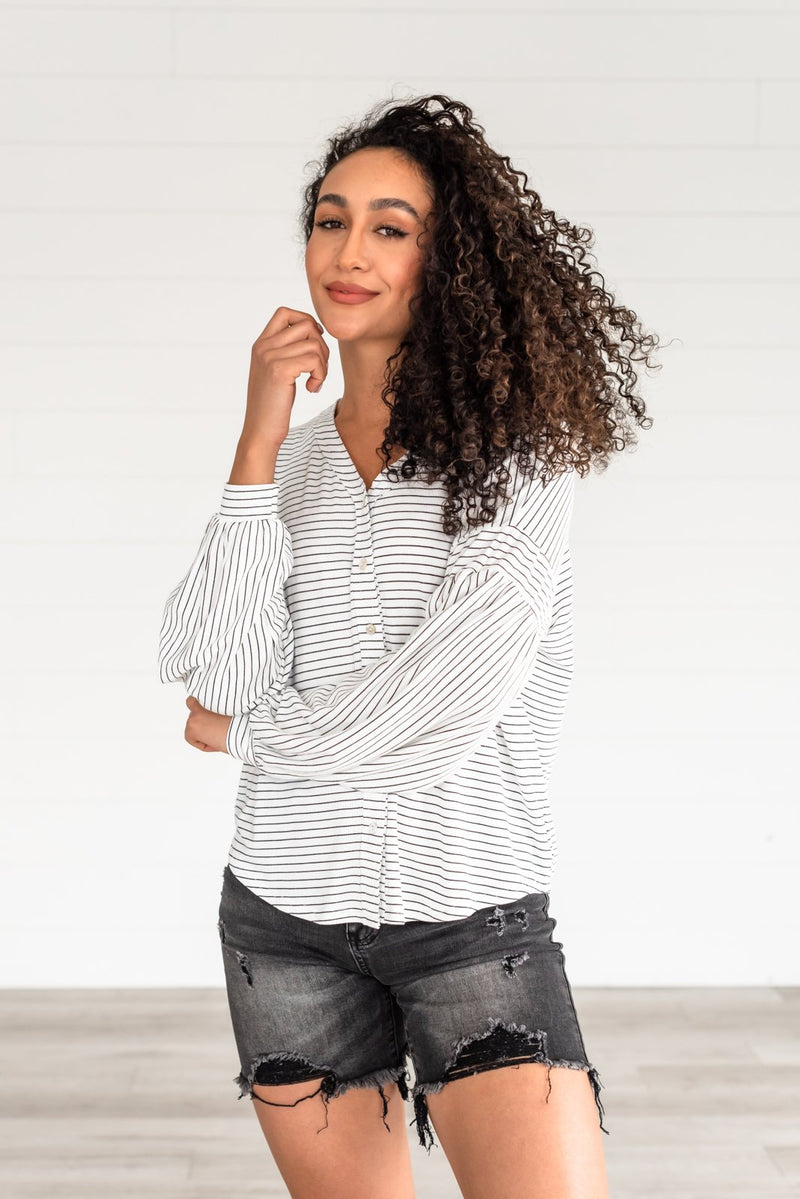 Bright Side Button-Up Top