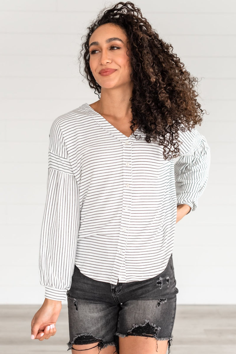 Bright Side Button-Up Top