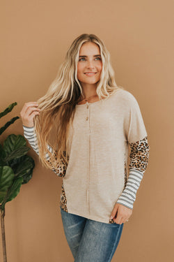New Day Color Block Top