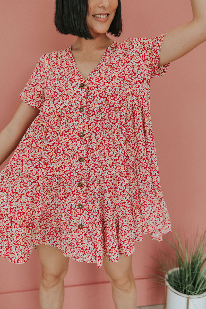 Before You Know It Ditsy Floral Dress