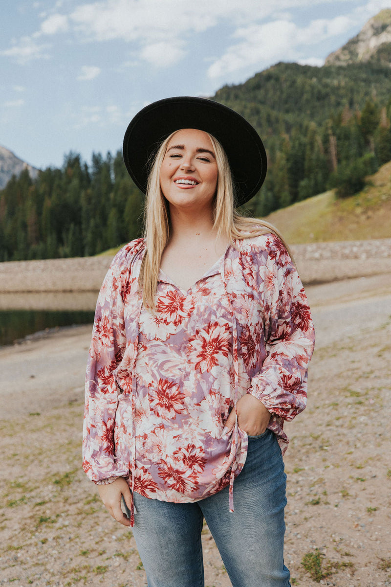 Speak To Me Floral Top
