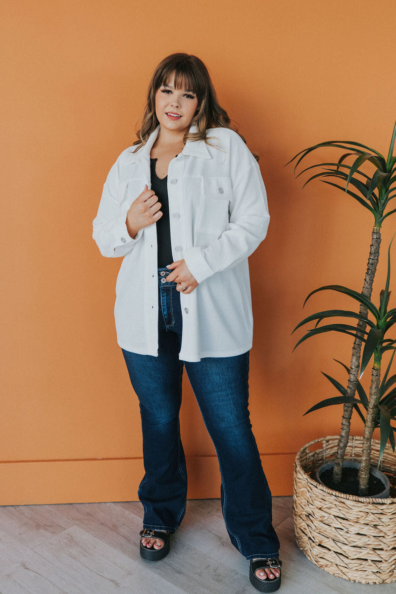 All Right With Me Double Button Jeans