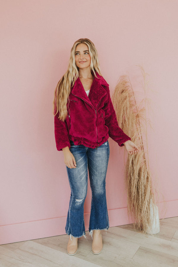 Look This Way Sherpa Jacket