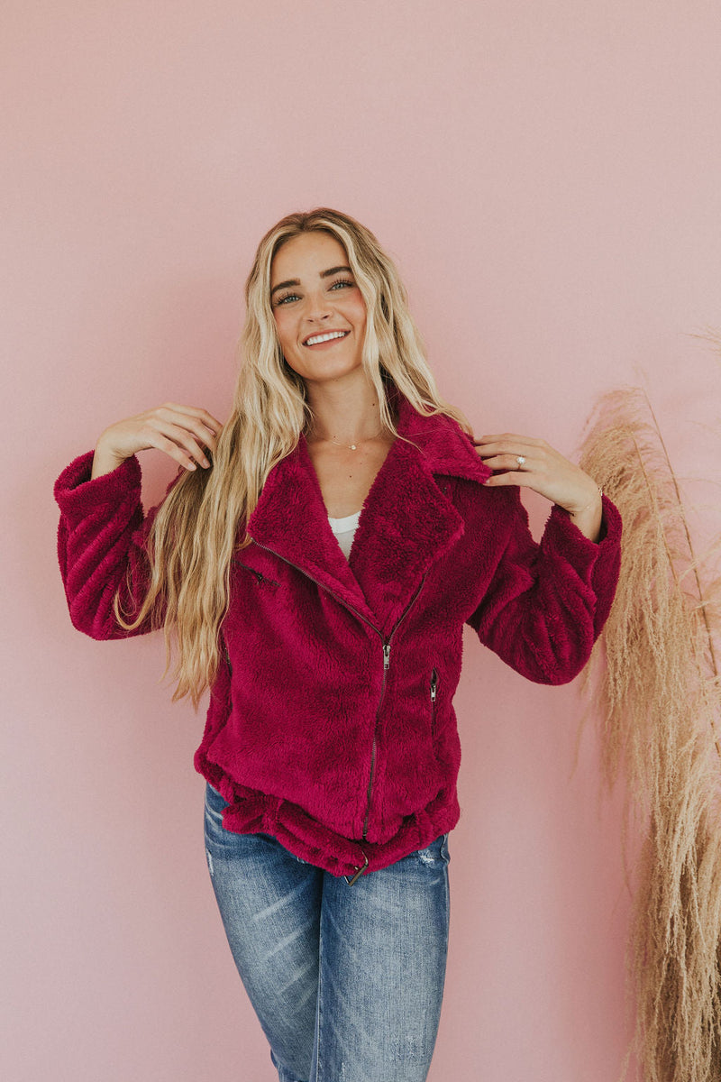 Look This Way Sherpa Jacket