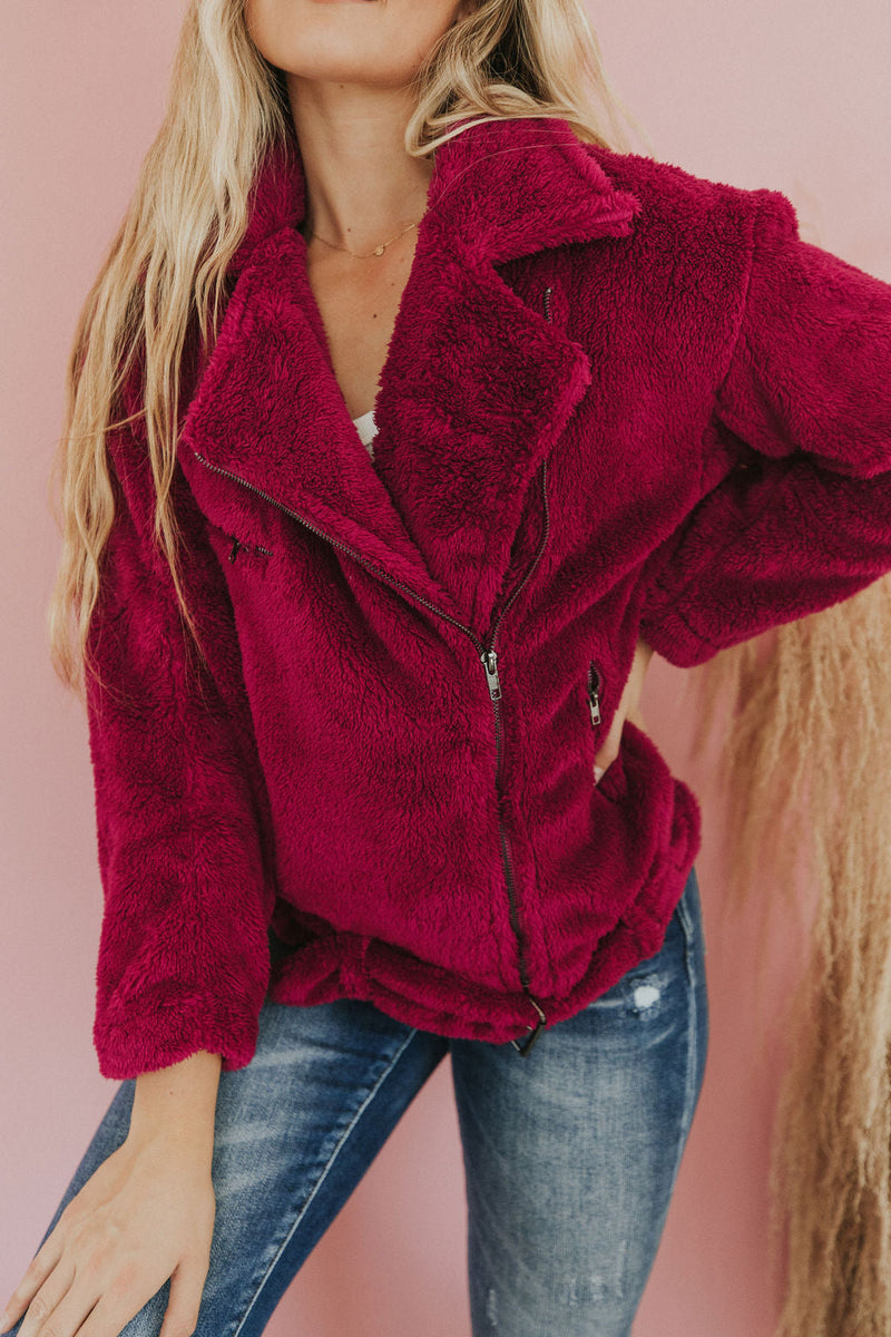 Look This Way Sherpa Jacket