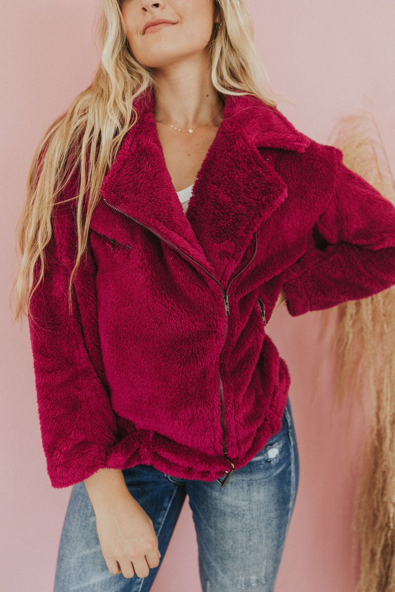 Look This Way Sherpa Jacket