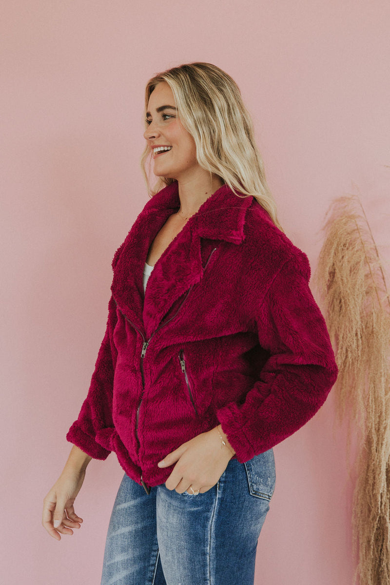 Look This Way Sherpa Jacket
