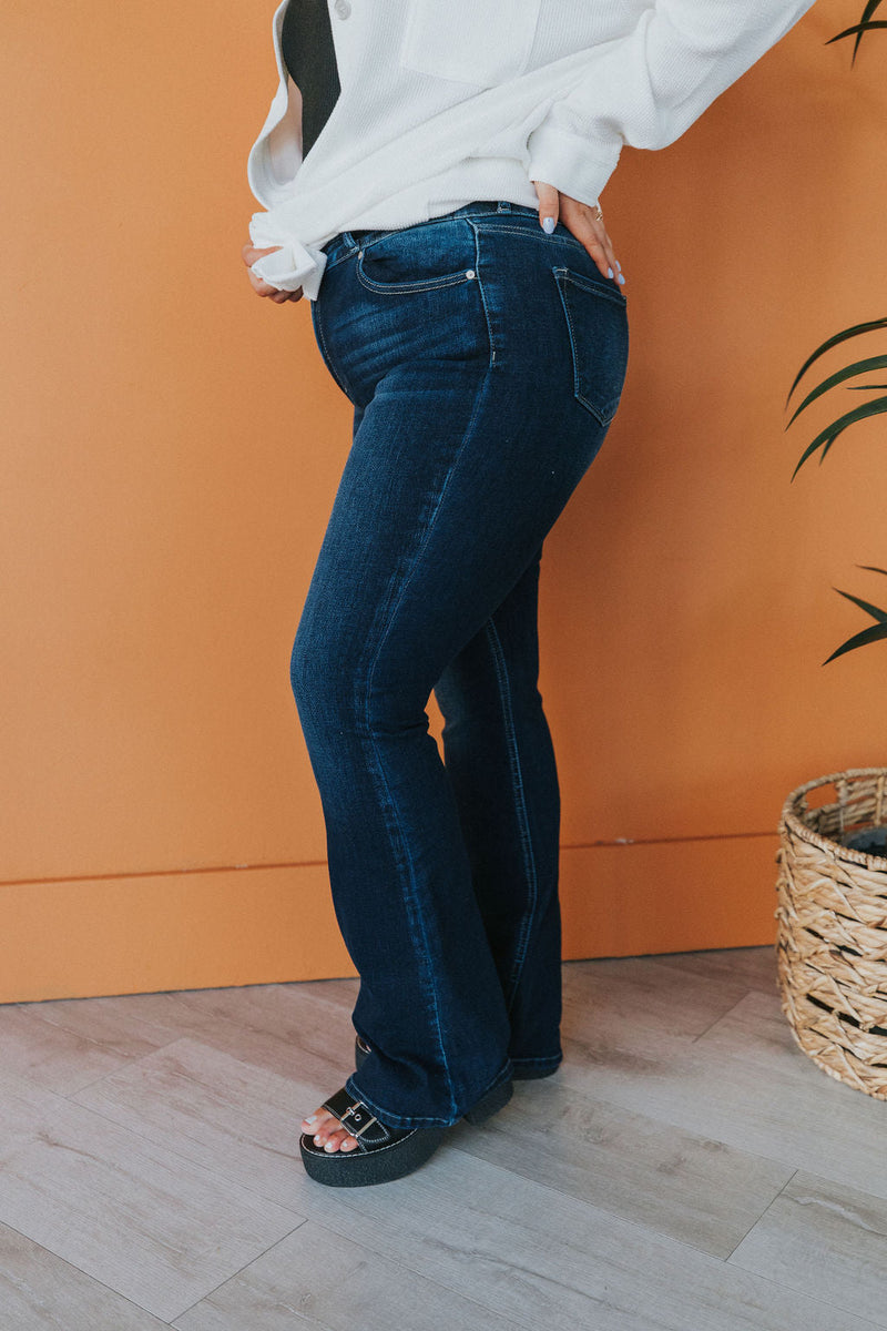 All Right With Me Double Button Jeans
